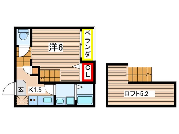 プランドール鶴舞の物件間取画像